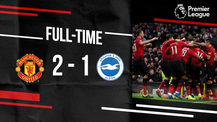 Man United 2-1 Brighton: Pogba, Rashford tỏa sáng, Solskjaer có trận thắng thứ 7 cùng Quỷ đỏ - Ảnh 3.