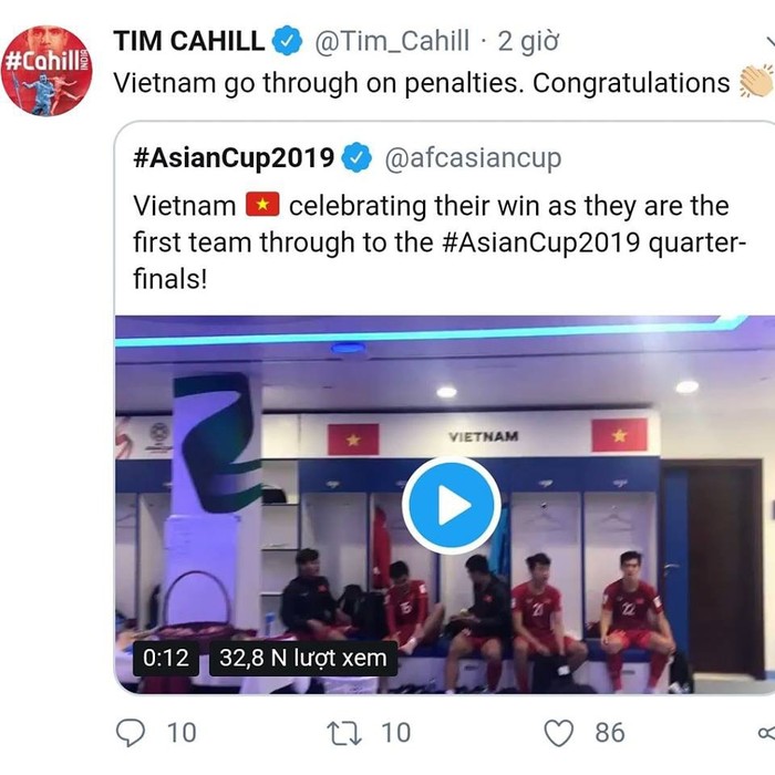 Huyền thoại của đội đương kim vô địch Asian Cup chúc mừng tuyển Việt Nam - Ảnh 2.