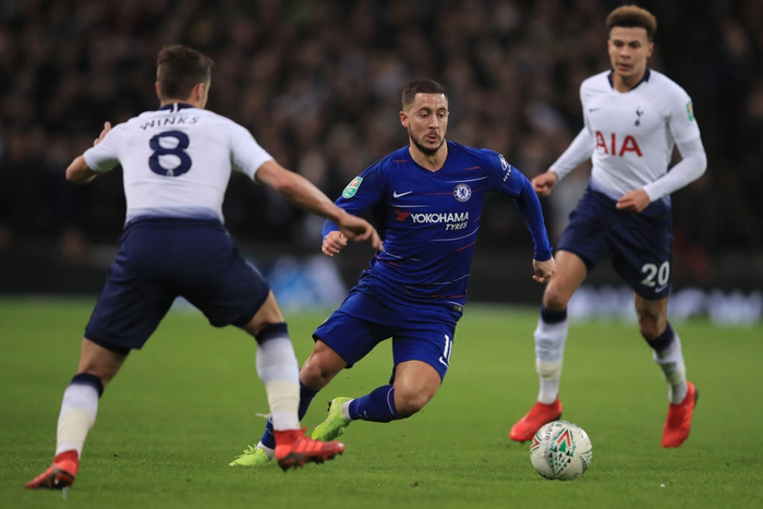 Công nghệ VAR giúp Tottenham đánh bại Chelsea, đặt một chân vào chung kết League Cup - Ảnh 1.