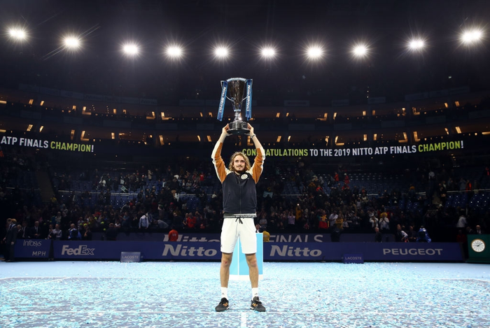 Ngược dòng thắng kịch tính, hot boy quần vợt đăng quang ATP Finals 2019 - Ảnh 10.
