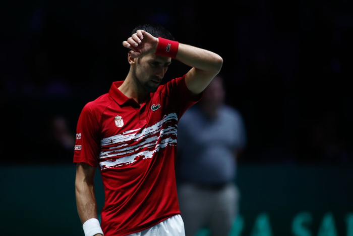 Tứ kết cúp đồng đội danh giá nhất thế giới: Nadal phấn khích ôm chầm bạn đánh cặp, Djokovic đau đớn dừng bước - Ảnh 8.