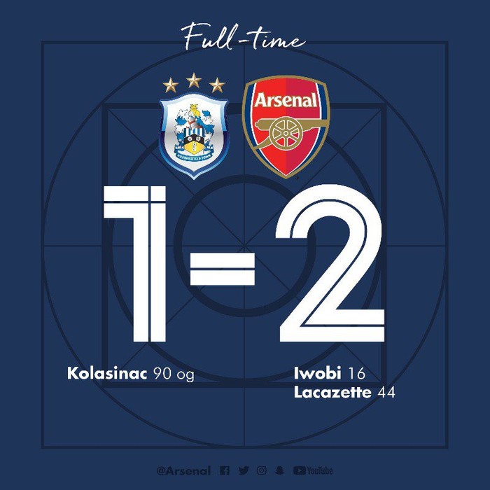 Huddersfield 1-2 Arsenal: Hạ đội cuối bảng, Pháo thủ chấm dứt cơn ác mộng sân khách - Ảnh 2.