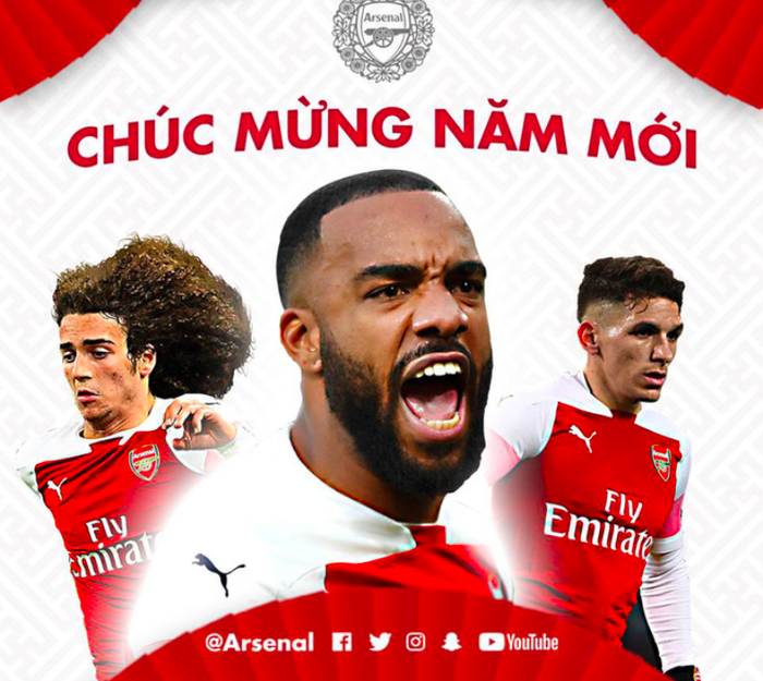 Đội bóng Ngoại hạng Anh chúc Tết Nguyên đán Kỷ Hợi 2019 bằng tiếng Việt - Ảnh 2.