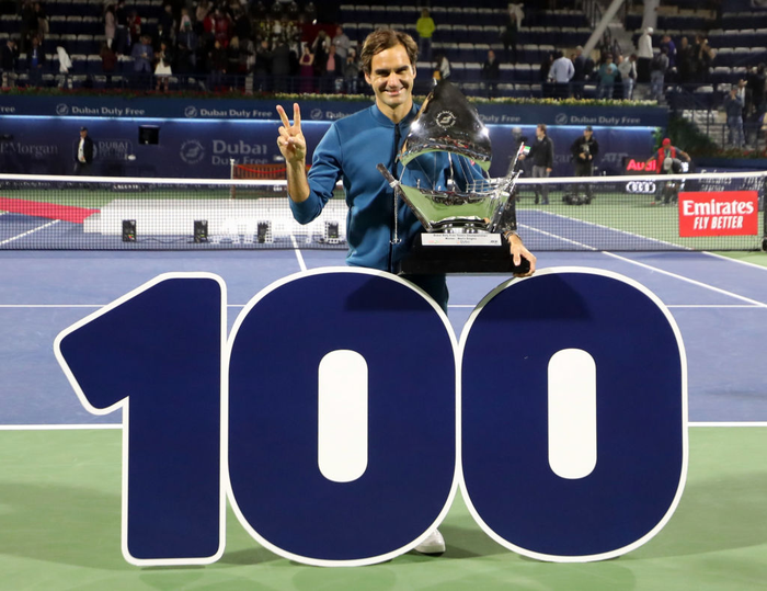 Federer chạm mốc 100 danh hiệu, trả nợ thành công hot boy làng quần vợt - Ảnh 7.