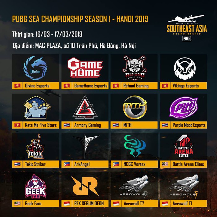 Điểm tin Esports 9/3: Giải đấu khởi động mùa Esports năm 2019 tại Đông Nam Á của PUBG sẽ diễn ra tại Hà Nội - Ảnh 1.