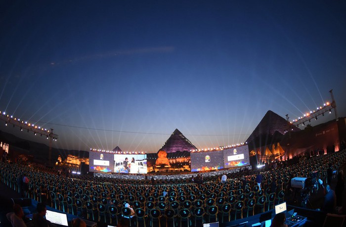 Cận cảnh buổi lễ bốc thăm giải đấu số 1 lục địa đen siêu hoành tráng của chủ nhà Ai Cập - Ảnh 3.