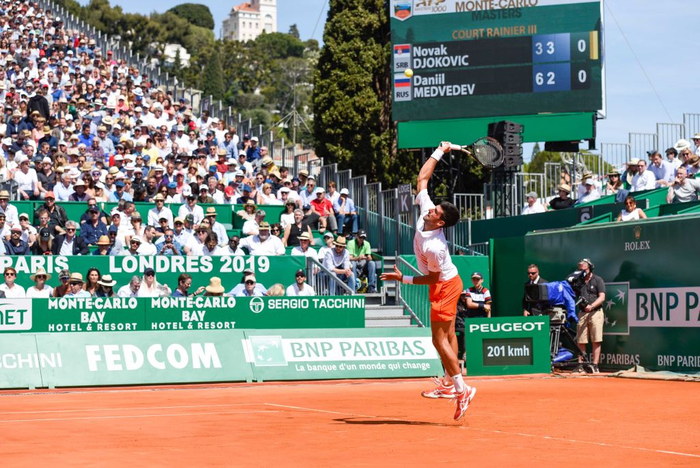 Sai lầm nối tiếp sai lầm, Djokovic bị tay vợt Nga hạ gục ở tứ kết Monte Carlo Masters - Ảnh 4.