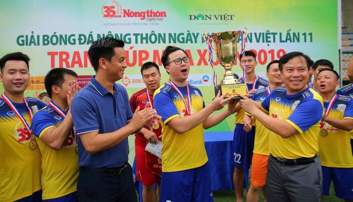 Báo Nông thôn Ngày nay lần thứ 4 giành Cúp Mùa xuân 2019 - Ảnh 1.