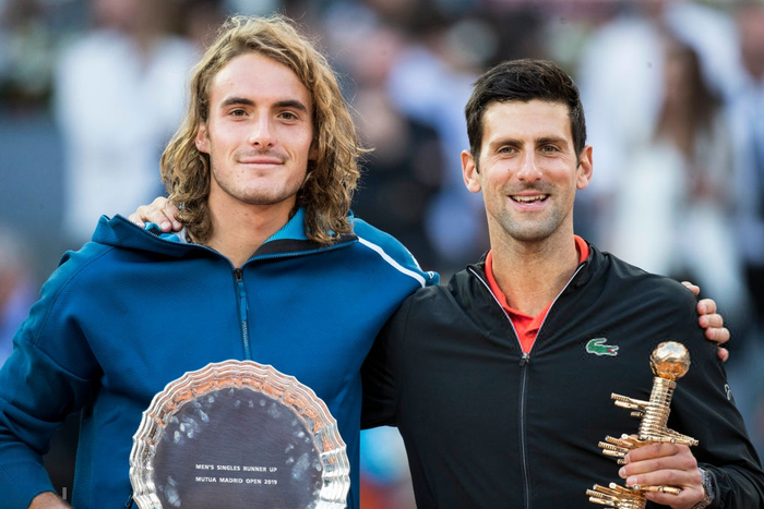 Djokovic vô địch Madrid Open, khiến hot boy quần vợt chỉ còn biết trầm trồ thán phục - Ảnh 9.
