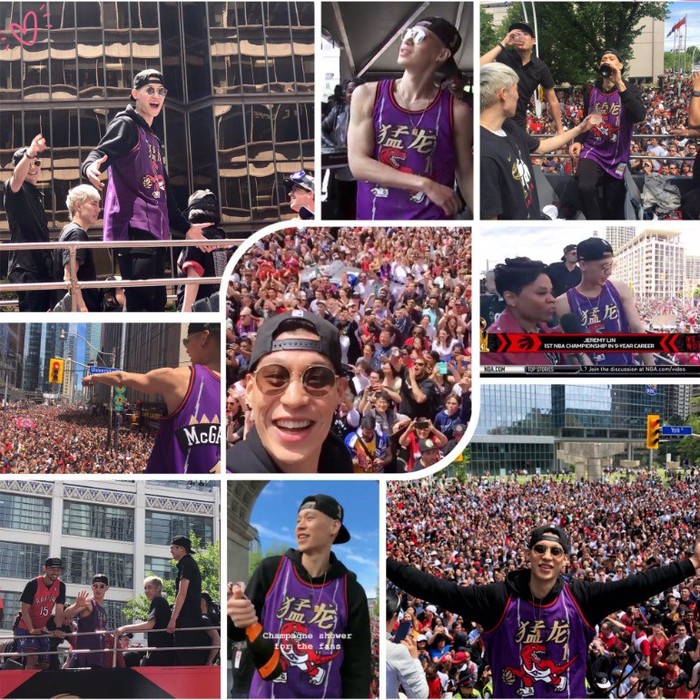 Chùm ảnh: Raptors diễu hành mừng chức vô địch NBA lịch sử - Ảnh 13.