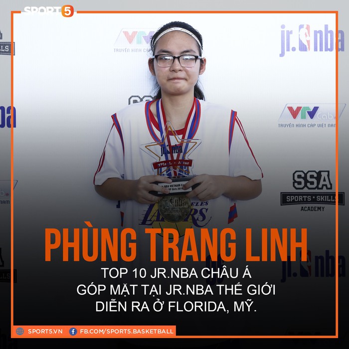 Tài năng nhí Linh Phùng vươn tới Jr.NBA thế giới - Ảnh 1.