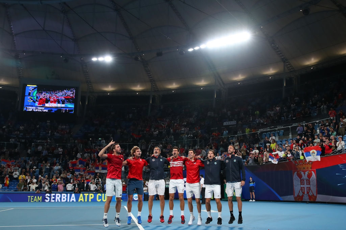 Hạ đẹp Nadal, Djokovic giúp tuyển Serbia vô địch &quot;World Cup quần vợt&quot; - Ảnh 8.