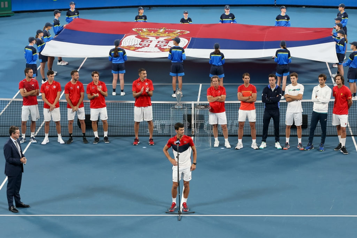 Hạ đẹp Nadal, Djokovic giúp tuyển Serbia vô địch &quot;World Cup quần vợt&quot; - Ảnh 10.