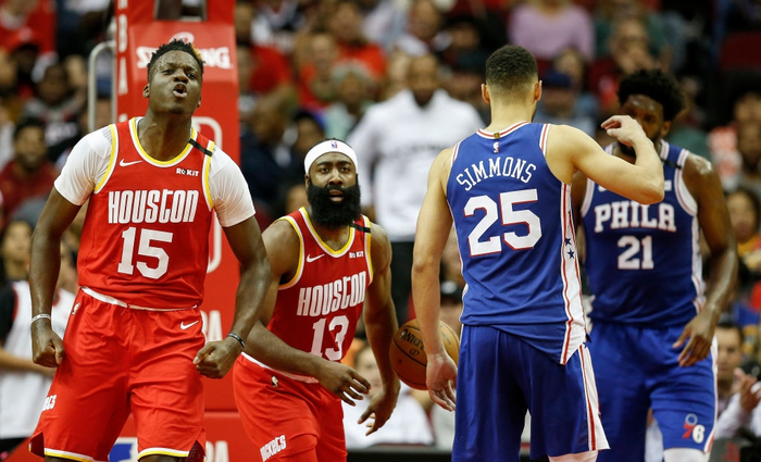 James Harden và Russell Westbrook cùng lập kỷ lục khủng, Houston Rockets nhẹ nhàng hạ Philadelphia 76ers - Ảnh 8.