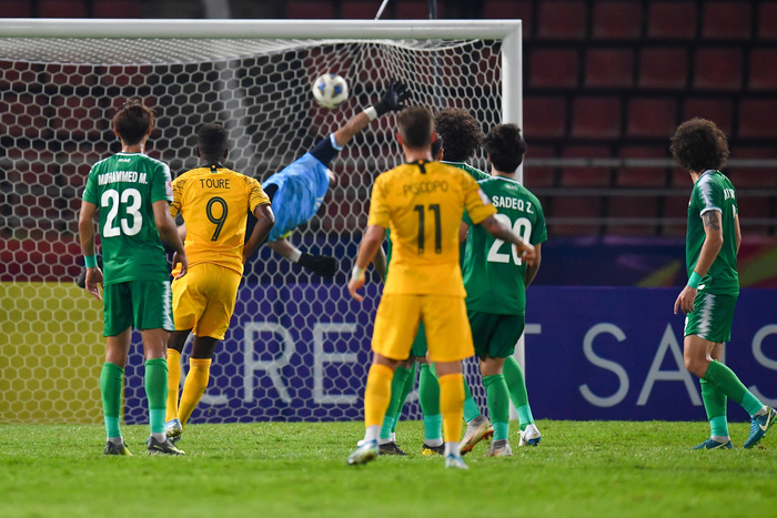 Thi đấu nổi bật hơn, U23 Australia chia điểm đáng tiếc trước U23 Iraq trong trận mở màn U23 Châu Á - Ảnh 7.