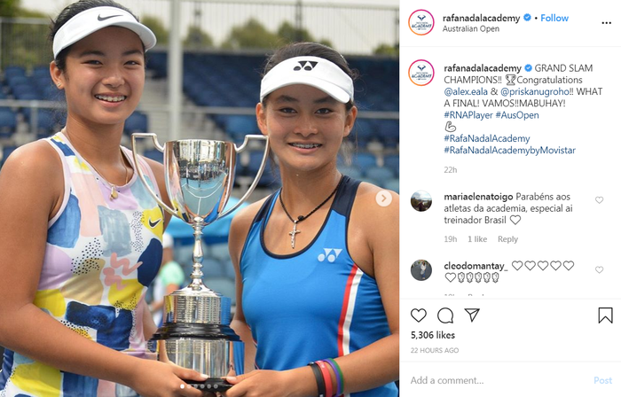 Cặp nữ tay vợt tuổi teen Đông Nam Á vô địch Australian Open: Người mới 14 tuổi là trò của Nadal, người còn lại từng thua tay vợt Việt Nam ở SEA Games 30 - Ảnh 6.