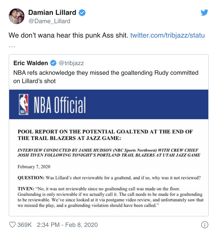 Damian Lillard sẽ không bị NBA &quot;sờ gáy&quot; sau những chỉ trích dành cho trọng tài - Ảnh 2.