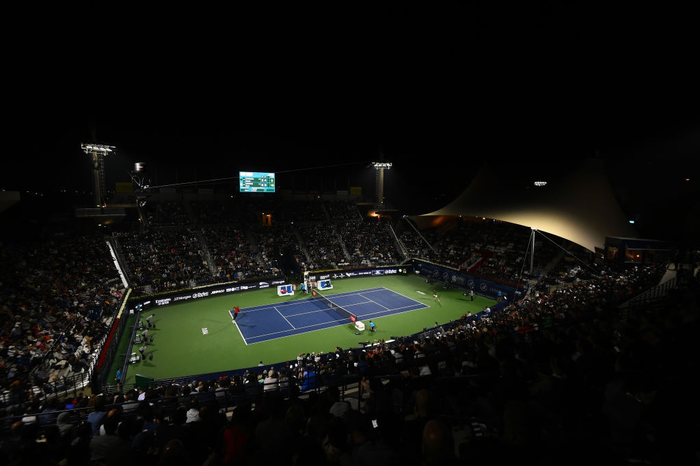 Hạ đẹp &quot;hot boy quần vợt&quot;, Djokovic nối dài mạch trận độc cô cầu bại từ đầu năm để vô địch Dubai Championships - Ảnh 1.