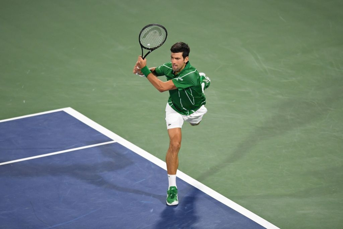 Hạ đẹp &quot;hot boy quần vợt&quot;, Djokovic nối dài mạch trận độc cô cầu bại từ đầu năm để vô địch Dubai Championships - Ảnh 5.