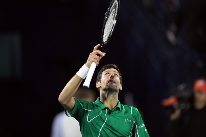 Hạ đẹp &quot;hot boy quần vợt&quot;, Djokovic nối dài mạch trận độc cô cầu bại từ đầu năm để vô địch Dubai Championships - Ảnh 7.