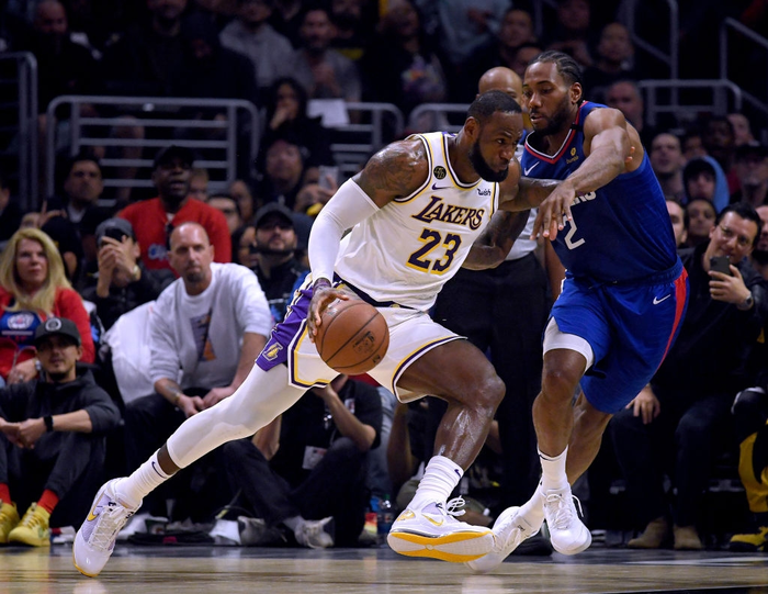 Sau thất bại, Kawhi Leonard và Paul George đồng loạt tán dương Los Angeles Lakers  - Ảnh 1.
