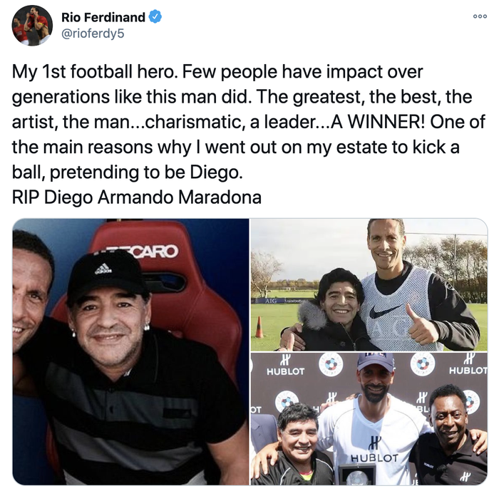 Các siêu sao thế giới tiếc thương huyền thoại Maradona: Vua bóng đá Pele hẹn chơi bóng cùng Cậu bé vàng trên thiên đàng - Ảnh 8.