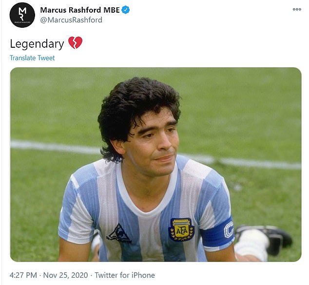 Các siêu sao thế giới tiếc thương huyền thoại Maradona: Vua bóng đá Pele hẹn chơi bóng cùng Cậu bé vàng trên thiên đàng - Ảnh 9.