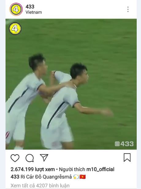Tạp chí bóng đá hàng đầu thế giới đăng tải clip bàn thắng của Quang Hải - Ảnh 3.