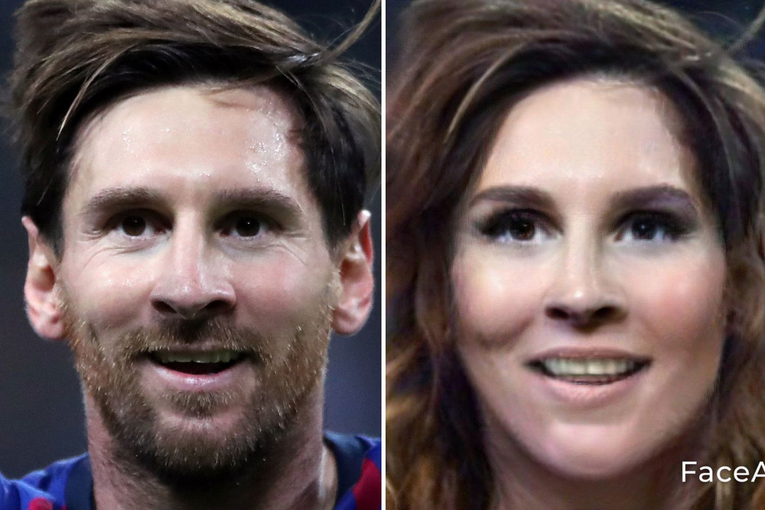 Ngỡ ngàng trước diện mạo của các sao bóng đá nếu là nữ: Ronaldo trông khá cứng, Messi xứng đáng là cực phẩm - Ảnh 3.