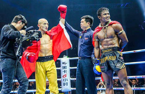 Bị tố mua trọng tài, đệ nhất Thiếu Lâm thách đấu cao thủ Muay Thái theo điều luật khốc liệt - Ảnh 1.