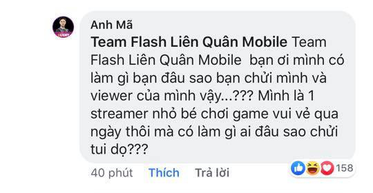 Hít hà drama: Admin fanpage Team Flash cà khịa streamer Anh Mã khiến cộng đồng Liên Quân dậy sóng! - Ảnh 4.