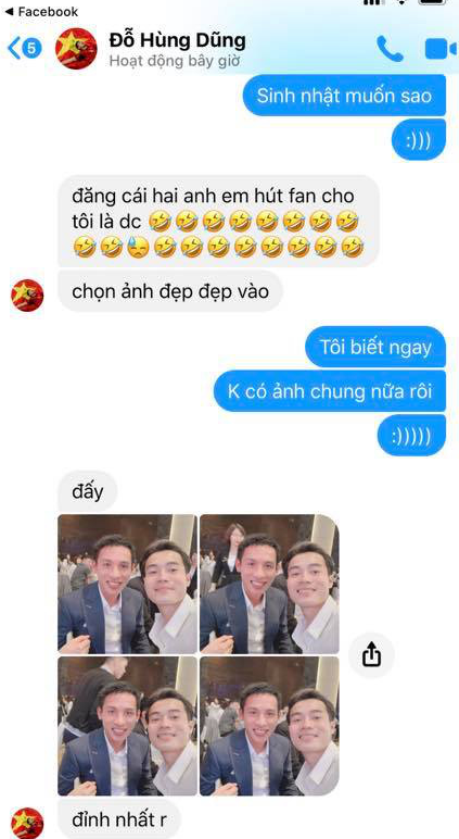 Nhận lời chúc mừng sinh nhật, ông chủ Hùng Dũng tiện thể mời khéo Văn Toàn về đầu quân cho Hà Nội FC  - Ảnh 3.