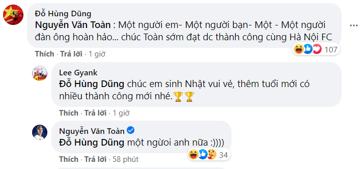 Nhận lời chúc mừng sinh nhật, ông chủ Hùng Dũng tiện thể mời khéo Văn Toàn về đầu quân cho Hà Nội FC  - Ảnh 2.
