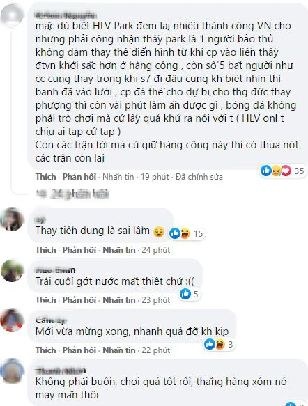 Dân mạng quay xe chỉ trích thậm tệ HLV Park Hang-seo và cầu thủ trẻ Thanh Bình, tấn công Facebook Tấn Trường - Ảnh 4.