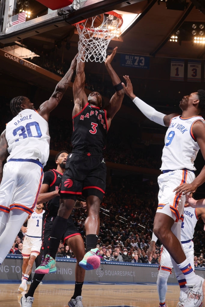 Đánh sập New York Knicks trên sân khách, Toronto Raptors thắng thông 4 trận - Ảnh 3.