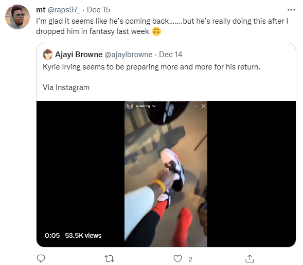 Kyrie Irving diện giày thửa trên Instagram, dân tình đồn đoán về sự trở lại của sao Brooklyn Nets - Ảnh 2.