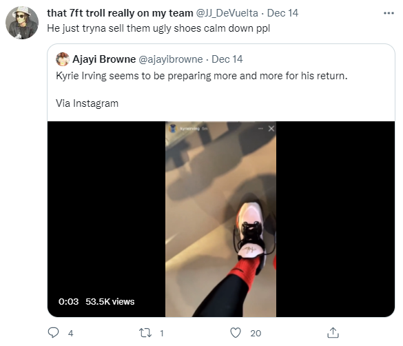 Kyrie Irving diện giày thửa trên Instagram, dân tình đồn đoán về sự trở lại của sao Brooklyn Nets - Ảnh 4.