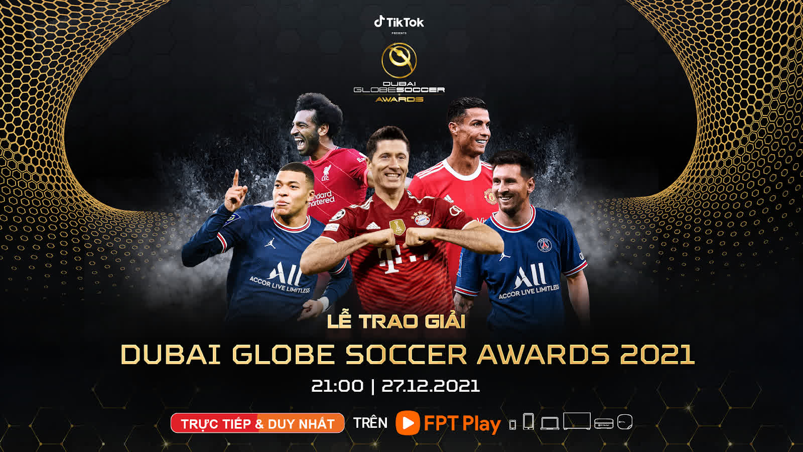 Globe Soccer Awards 2021: Top siêu sao hàng đầu hành tinh cạnh tranh danh hiệu Cầu thủ nam hay nhất năm - Ảnh 5.