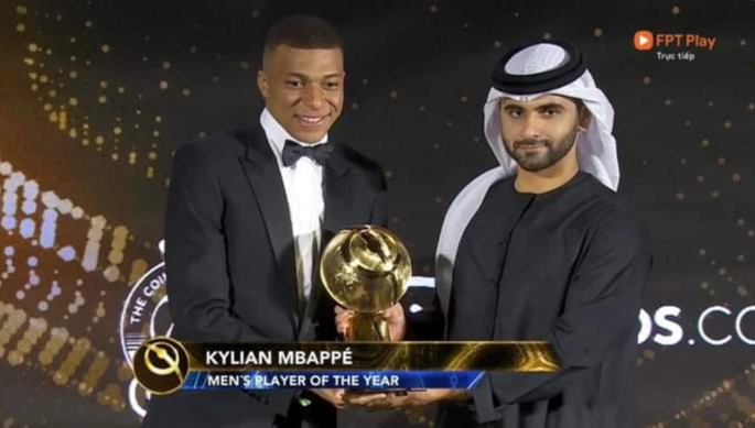 Mbappe lần đầu giành giải thưởng Globe Soccer Awards  - Ảnh 2.