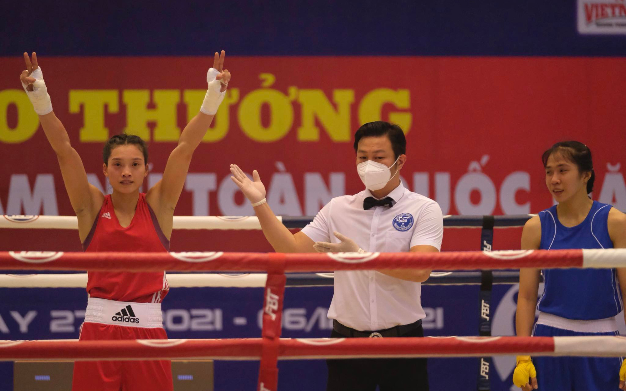 Đoàn Quân đội và Hà Nội giữ vững ngôi đầu tại giải vô địch boxing nam, nữ toàn quốc 2021
