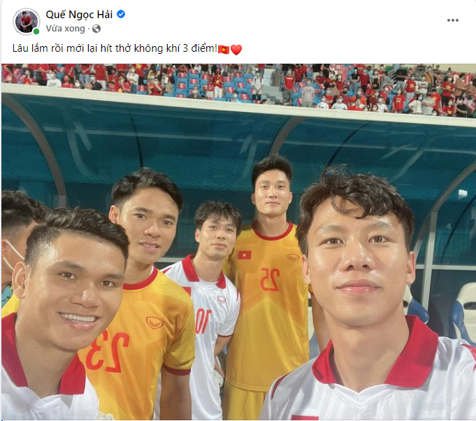 Đội tuyển Việt Nam hứng khởi với niềm vui chiến thắng - Ảnh 1.