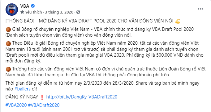 VBA Draft Pool 2021: Loạt thay đổi hướng tới sự hoàn thiện  - Ảnh 2.