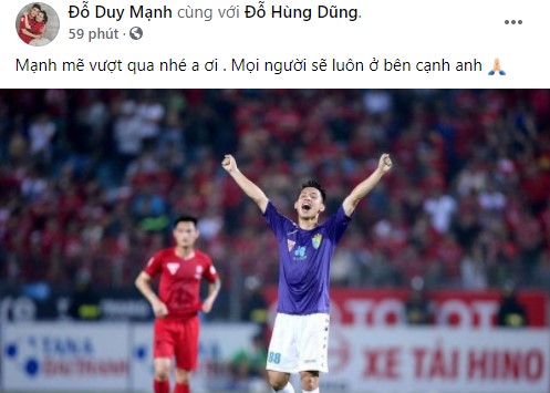 Các đồng nghiệp đồng loạt gửi lời chúc đến Hùng Dũng sau chấn thương kinh hoàng - Ảnh 3.