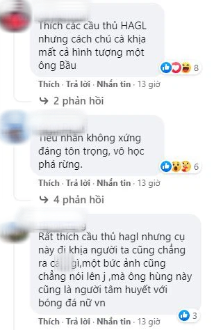 Dân mạng tranh cãi kịch liệt về vụ bầu Đức cà khịa Than Quảng Ninh khi thua Hà Nội FC: &quot;Cười cũng bị soi thì thua luôn&quot; - Ảnh 5.