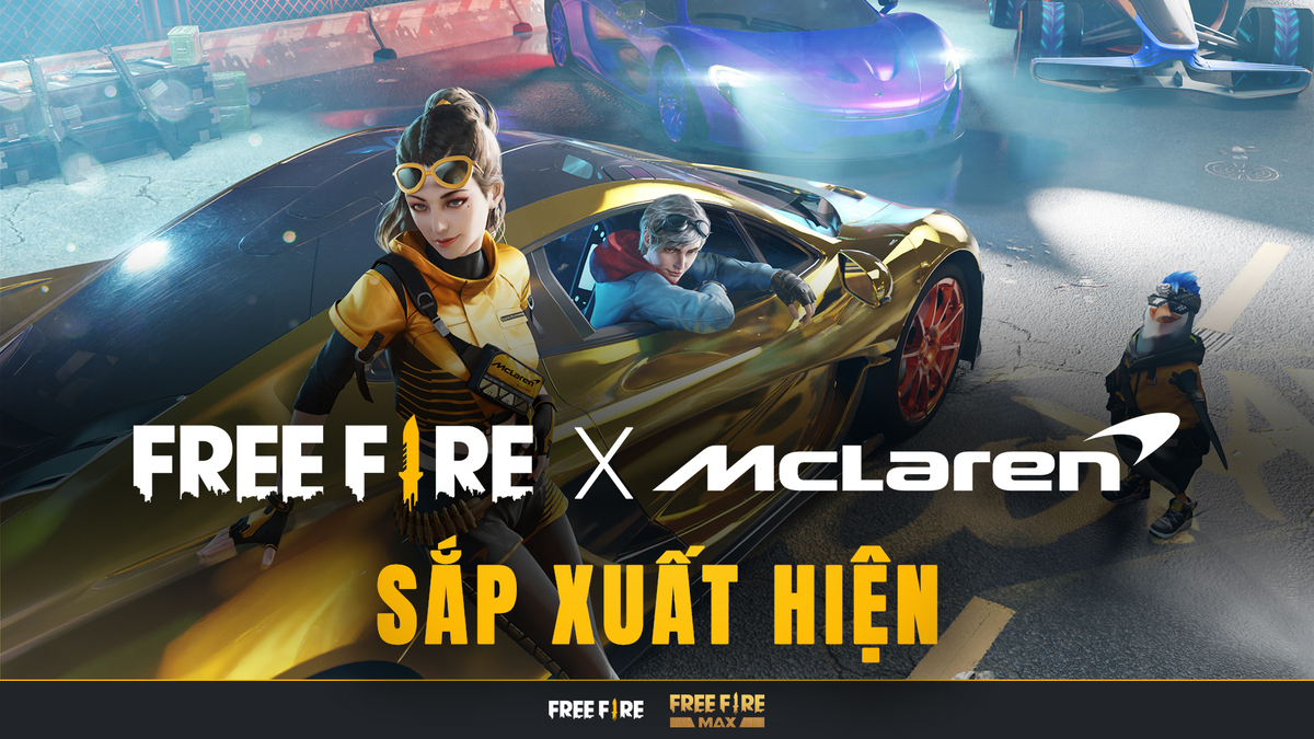 Free Fire cùng McLaren Racing hợp tác ra mắt xe McLaren P1 và vật phẩm độc quyền MCLFF phiên bản game - Ảnh 1.