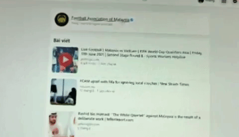 Fanpage Liên đoàn bóng đá Malaysia chặn tài khoản từ Việt Nam - Ảnh 1.
