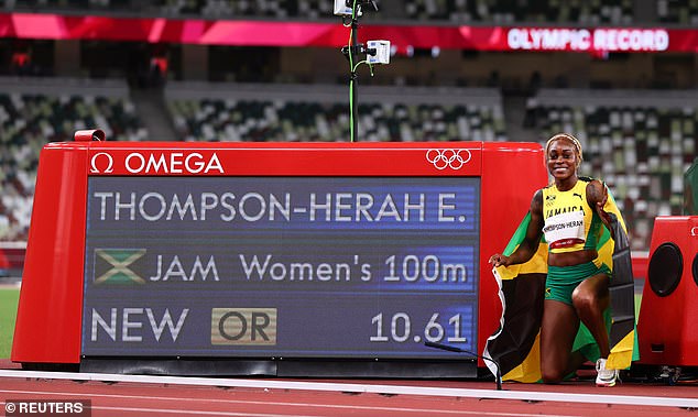 Điền kinh Jamaica ẵm trọn bộ 3 huy chương trong một phần thi tại Olympic Tokyo 2020 - Ảnh 2.