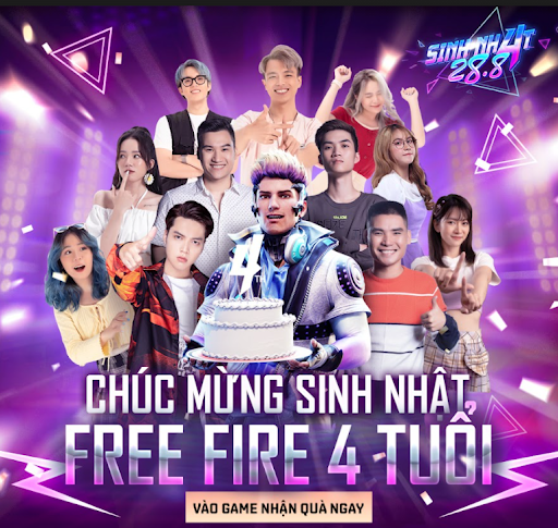Free Fire Nhạc phẩm Bài Ca Gút Chóp mừng sinh nhật 4 tuổi ra mắt dân  tình phát cuồng với Lê Bống Cô Ngân  ONE Esports Vietnam