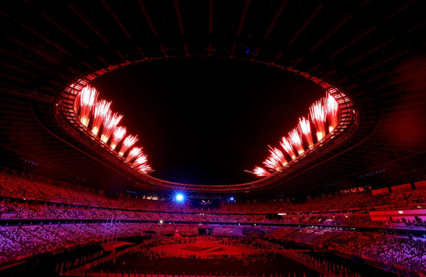 Mãn nhãn với màn pháo hoa tuyệt đẹp khép lại Olympic 2020 - Ảnh 3.