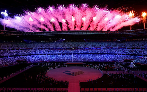 Mãn nhãn với màn pháo hoa tuyệt đẹp khép lại Olympic 2020 - Ảnh 5.